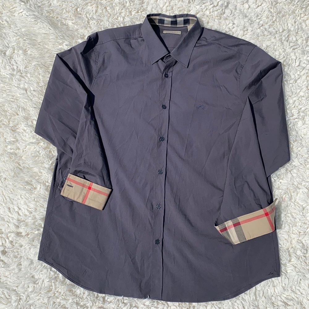 Grey Burberry Shirt